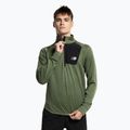 Felpa da corsa New Balance Heat Grid Half Zip deep olive graphite da uomo