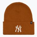 47 Brand MLB New York Yankees Haymaker berretto invernale arancione bruciato
