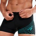 Speedo Medley Logo Aquashort Uomo - Boxer da bagno blu/arancio 8