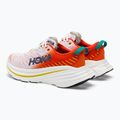 HOKA Bondi X blanc de blanc/flame scarpe da corsa da uomo 4