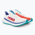 Scarpe da corsa da uomo HOKA Carbon X 3 bianco/fiamma 4