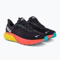 Scarpe da corsa da uomo HOKA Arahi 6 nero/fiamma 3