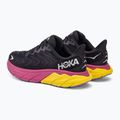 Scarpe da corsa da donna HOKA Arahi 6 nero/rosa yarrow 4