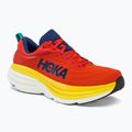 Scarpe da corsa da uomo HOKA Bondi 8 rosso allerta/fiamma