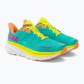 HOKA scarpe da corsa da uomo Clifton 9 ceramica/primula serale 4