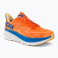 Scarpe da corsa da uomo HOKA Clifton 9 arancione vibrante/impala