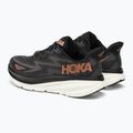 Scarpe da corsa da donna HOKA Clifton 9 nero/rame 4