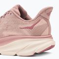 Scarpe da corsa da donna HOKA Clifton 9 frusta malva pallida/pesca 10