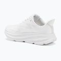 Scarpe da corsa da donna HOKA Clifton 9 bianco/bianco 3