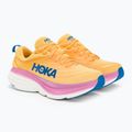 Scarpe da corsa da donna HOKA Bondi 8 impala/ciclamino 5