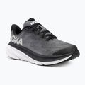 HOKA Clifton 9 scarpe da corsa per bambini in bianco/nero