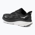 Scarpe da corsa da uomo HOKA Clifton 9 Wide nero/bianco 3