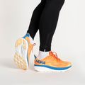 Scarpe da corsa da uomo HOKA Clifton 9 Wide vibrant orange/impala 2