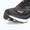 Scarpe da corsa da donna HOKA Clifton 9 Wide nero/bianco 8