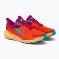 HOKA Challenger ATR 7 flame/cherries jubilee scarpe da corsa da uomo 3