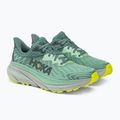 Scarpe da corsa da donna HOKA Challenger ATR 7 verde nebbia/trecciolino 3