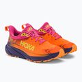 Scarpe da corsa da donna HOKA Challenger ATR 7 GTX arancione vibrante/rosa achillea 6
