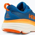 Scarpe da corsa HOKA Bondi 8 da uomo, cielo costiero/arancio vibrante 9