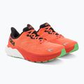 Scarpe da corsa da uomo HOKA Arahi 6 flame/nero 5