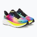 Scarpe da corsa da donna HOKA Clifton 9 nero/multi 5