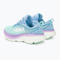 Scarpe da corsa da donna HOKA Bondi 8 blu arioso/ oceano chiaro 4