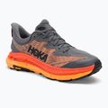 Scarpe da corsa da uomo HOKA Mafate Speed 4 castlerock/nero