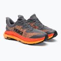 Scarpe da corsa da uomo HOKA Mafate Speed 4 castlerock/nero 4