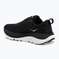 Scarpe da corsa da uomo HOKA Skyflow Wide nero/bianco 3
