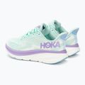 Scarpe da corsa da donna HOKA Clifton 9 Wide oceano chiaro/nebbia lilla 4