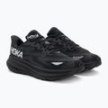 Scarpe da corsa da uomo HOKA Clifton 9 GTX nero/nero 4