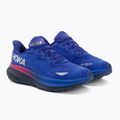 Scarpe da corsa da donna HOKA Clifton 9 GTX blu abbagliante/cielo della sera 4