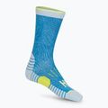 HOKA Crew Run Sock 3 paia di calzini da corsa blu diva/acqua ghiacciata/serale primula 2