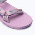 Teva Hurricane XLT 2 Groovy sandali per bambini rosa pastello galattico 7
