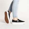 Vans UA Classic Slip-On Stackform scarpe nere/bianco autentico 2