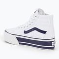 Vans UA SK8-Hi Tapered Stackform Sport Stripes scarpe blu vero/bianco 3