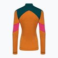 Smartwool Merino Baselayer donna Colorblock termico manica lunga 1/4 Zip in scatola marmalade 4