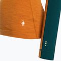 Maglia termica da donna Smartwool Merino Baselayer Colorblock 1/4 Zip Boxed marmalade heather 6