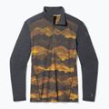 Maglia termica da uomo Smartwool Merino 250 Baselayer 1/4 Zip Boxed charcoal mtn scape 3
