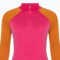 Smartwool Classic Thermal Merino Baselayer Donna 1/4 Zip boxed power pink longsleeve 5