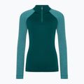 Maglia termica da donna Smartwool Classic Thermal Merino Baselayer 1/4 Zip Boxed emerald 3