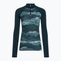 Maglia termica da donna Smartwool Classic Thermal Merino Baselayer 1/4 Zip Boxed twilight 3