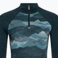 Smartwool Classic Thermal Merino Baselayer 1/4 da donna in scatola manica lunga termica twilight blu 5