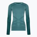 Maglia termica da donna Smartwool Intraknit Thermal Merino Baselayer Pattern Crew cascade 3