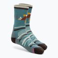 Calze da trekking da donna Smartwool Hike Light Cushion Under The Stars Crew verde cascata