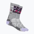 Calze da trekking da donna Smartwool Hike Full Cushion Alpine Perch Crew grigio chiaro