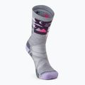 Calze da trekking da donna Smartwool Hike Full Cushion Alpine Perch Crew grigio chiaro 7