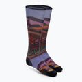 Calze da sci Smartwool da donna Ski Zero Cushion Stampa floreale OTC picante