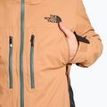 Giacca da sci da uomo The North Face Mount Bre burro di mandorle/nero 4