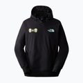 Giacca softshell da uomo The North Face Tekno Logo Hoodie nero/sole sprite 5