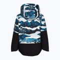 Giacca da sci The North Face Freedom Insulated blu ottico con stampa mountain traverse per bambini 2
